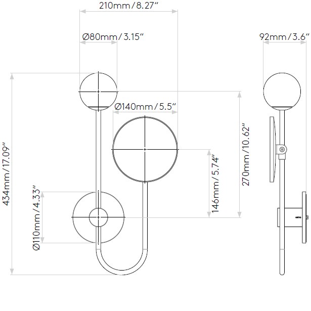 Orb Wall Dimensions