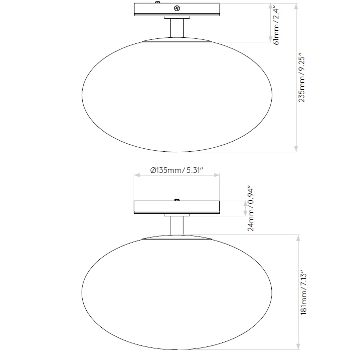 Zeppo Ceiling Dimensions