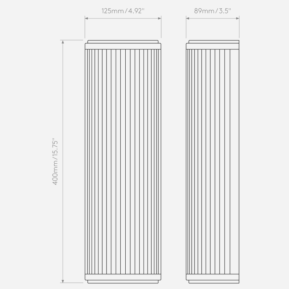 Versailles 400 Wall Dimensions