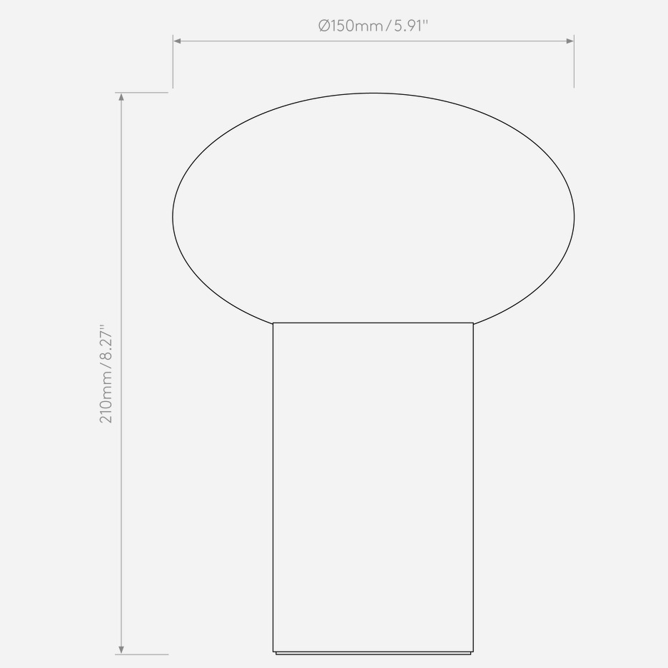 Zeppo Portable Table Dimensions