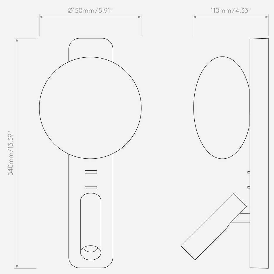 Zeppo Reader Wall Dimensions