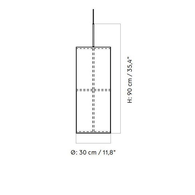 Hashira Pendant Suspension Dimensions