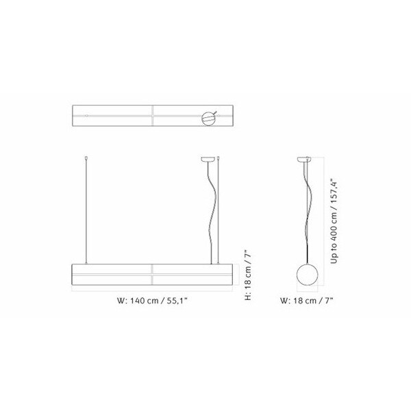 Hashira Linear Suspension Dimensions