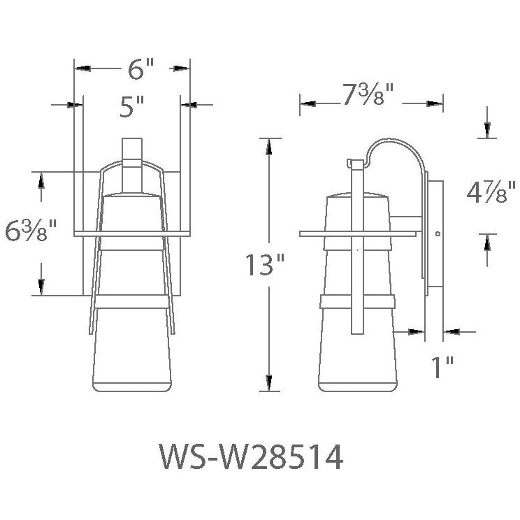 Balthus Outdoor Wall Dimensions