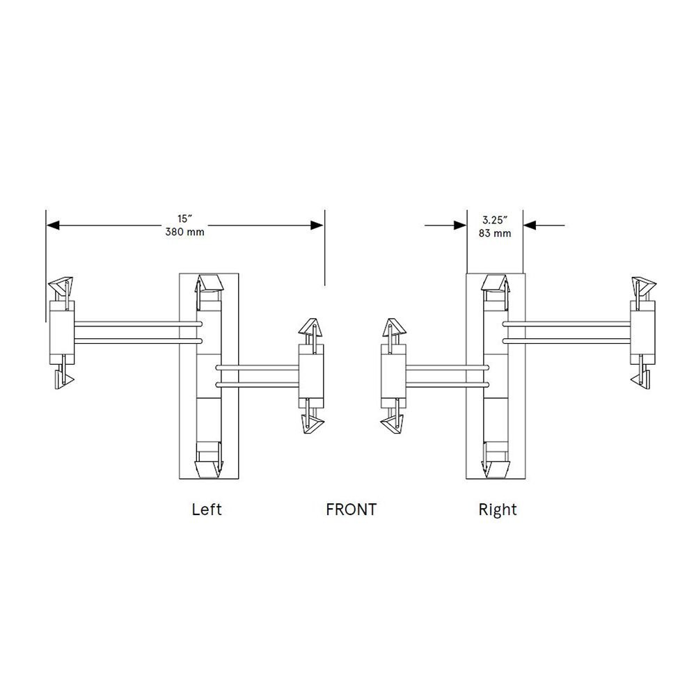 Aries Sconce III.I Wall Dimensions