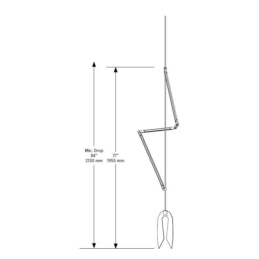 Helix Cravat Suspension Dimensions