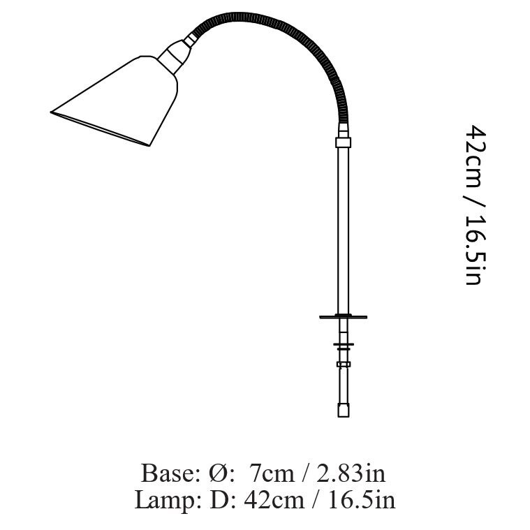 Bellevue Plug-In AJ10 Table Dimensions