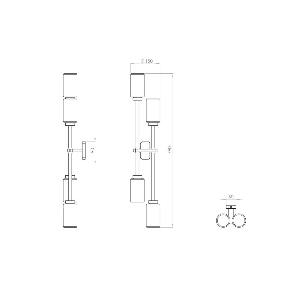 Farol Double Wall Dimensions