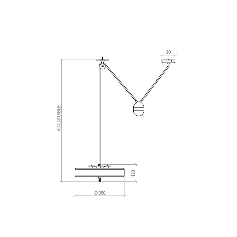 Revolve Rise and Fall Suspension Dimensions