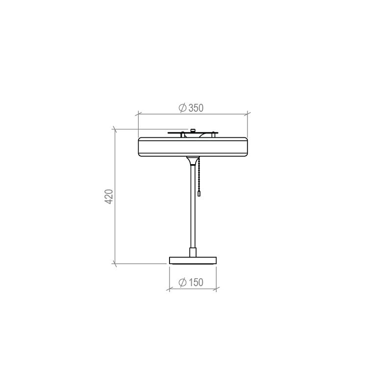 Revolve Table Dimensions