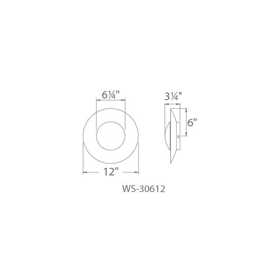 Blaze Ceiling/Wall Dimensions