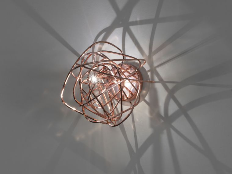 Terzani's Doodle wall sculptural light, designed by Simone Micheli