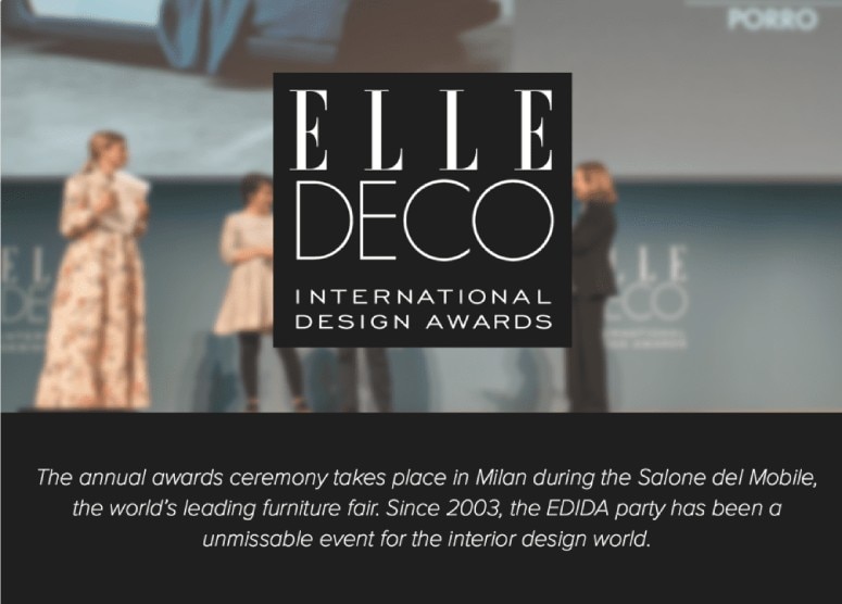 The Elle Deco International Design Awards logo.