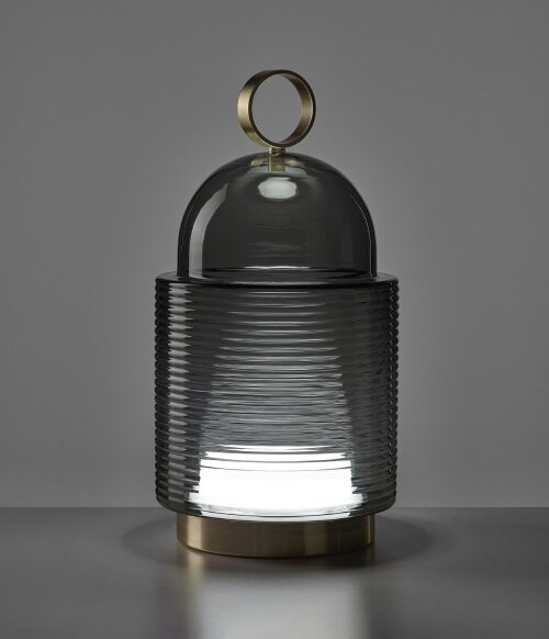 Chiaramonte Marin's Dome Nomad portable table and floor light from Brokis.