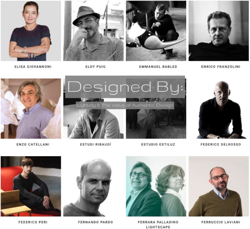 A selection of remarkable designers whose authentic designer lights are available at LightForm