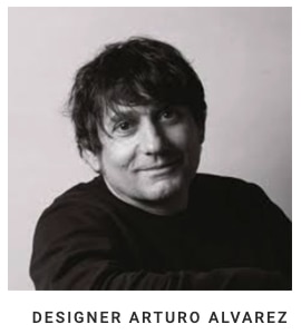 Designer Arturo Alvarez, founder of lighting design brand a by arturo alvarez