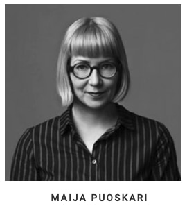 Maija Puoskari, a lighting designer with an extraordinary devotion to sustainable ecology in design.