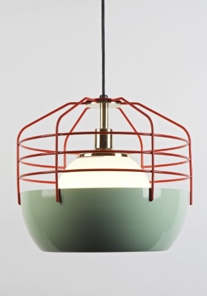 Bluff City 14" pendant light, designed by Jonah Takagi for Roll & Hill.