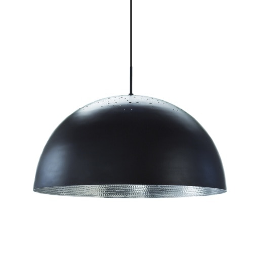 Mater's Shade Light suspension light, designed by Space Copenhagen, in black.