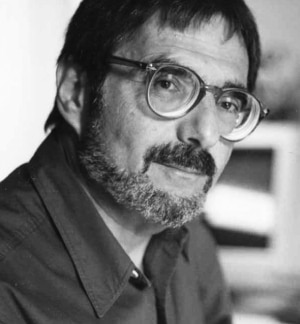 A portrait of Danish lighting designer Louis Weisdorf