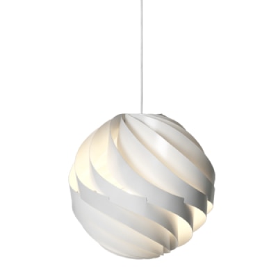 A studio image of Louis Weisdorf's Turbo pendant light.