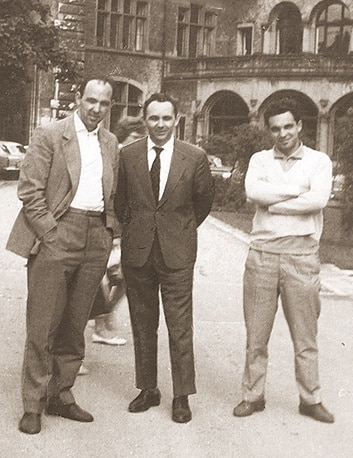 The three Lladro brothers pose for the camera in a photo taken around 1960.