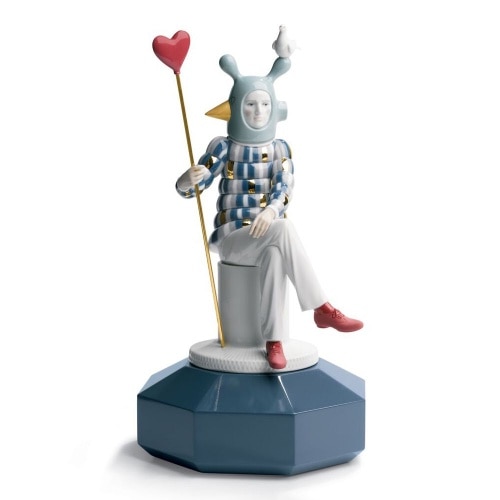 The Lover III, one of three decorative variants of Jaime Hayón's The Lover figurine for Lladró.