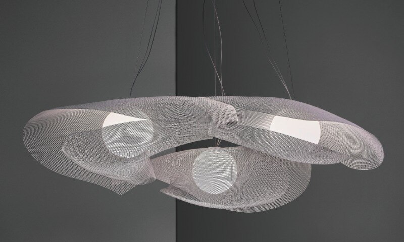 a-emotional light's new Mytilus Composition suspension light, designed by the company's founder, Arturo Alvarez.