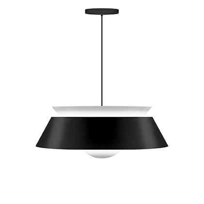 Cuna pendant light in the black finish from UMAGE