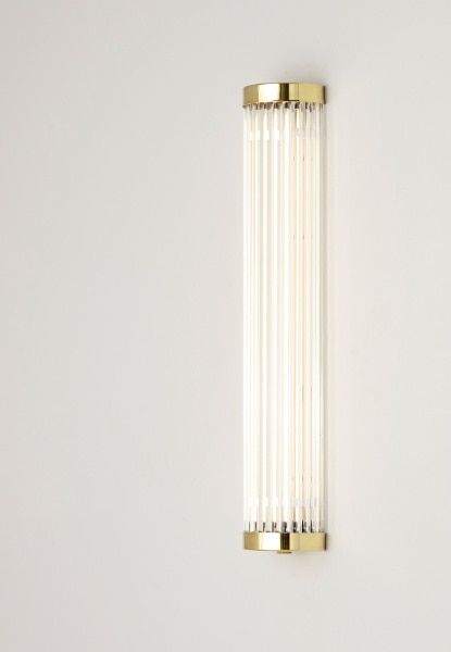 Original BTC's Pillar Narrow wall sconce, part of the Davey Lighting collection.