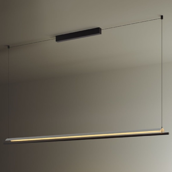 Lámina 165 linear suspension light, designed by Antoni Arola for Santa & Cole.