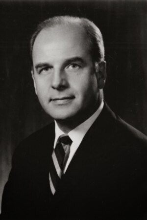 Wisconsin Senator Gaylord Nelson at around the time he proposed the first Earth Day.