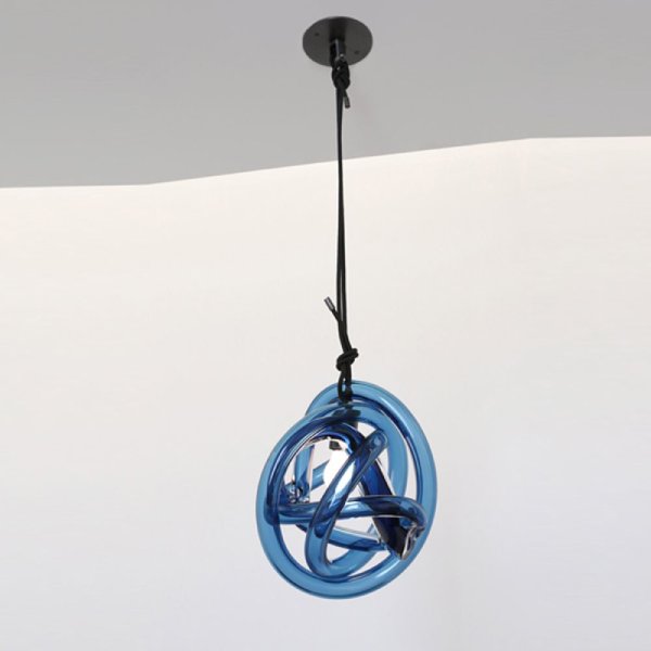 Wrap suspension light from American-Czech brand SkLO in the Steel Blue finish.