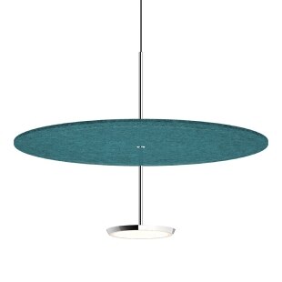 Pablos's Sky Sound pendant light in turquoise.