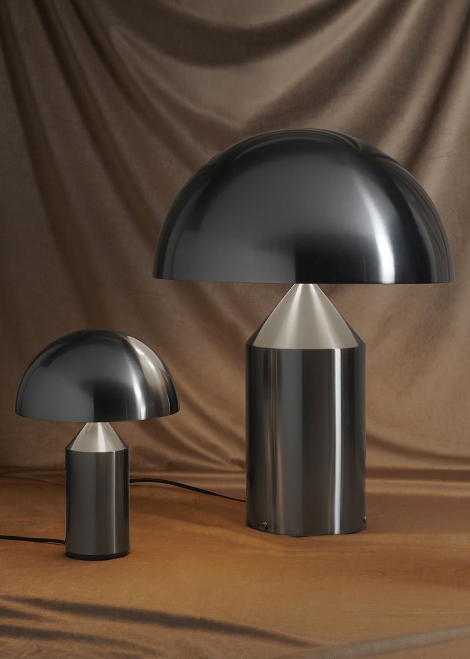 Atollo 239 Table Lamp in Satin Black Nickel