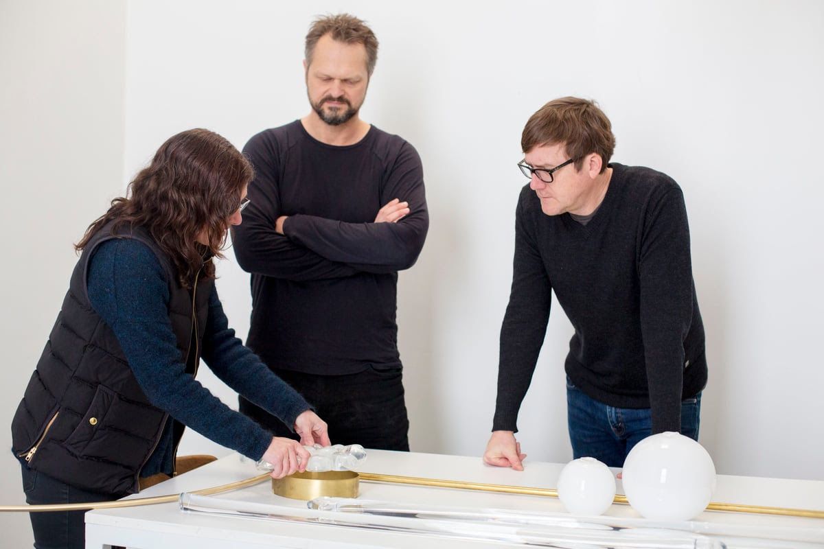 From right: SkLO co-founders Karen Gilbert, Pavel Hanousek, and Paul Pavlak