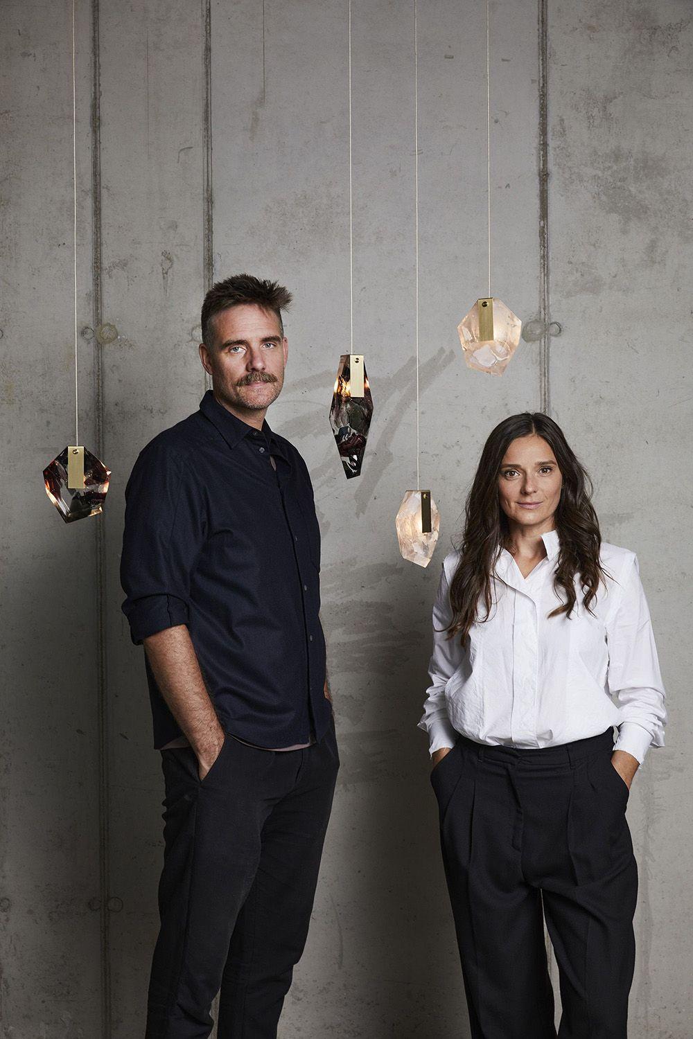 Jakub and Michaela of DECHEM Studio with Fragment Pendants