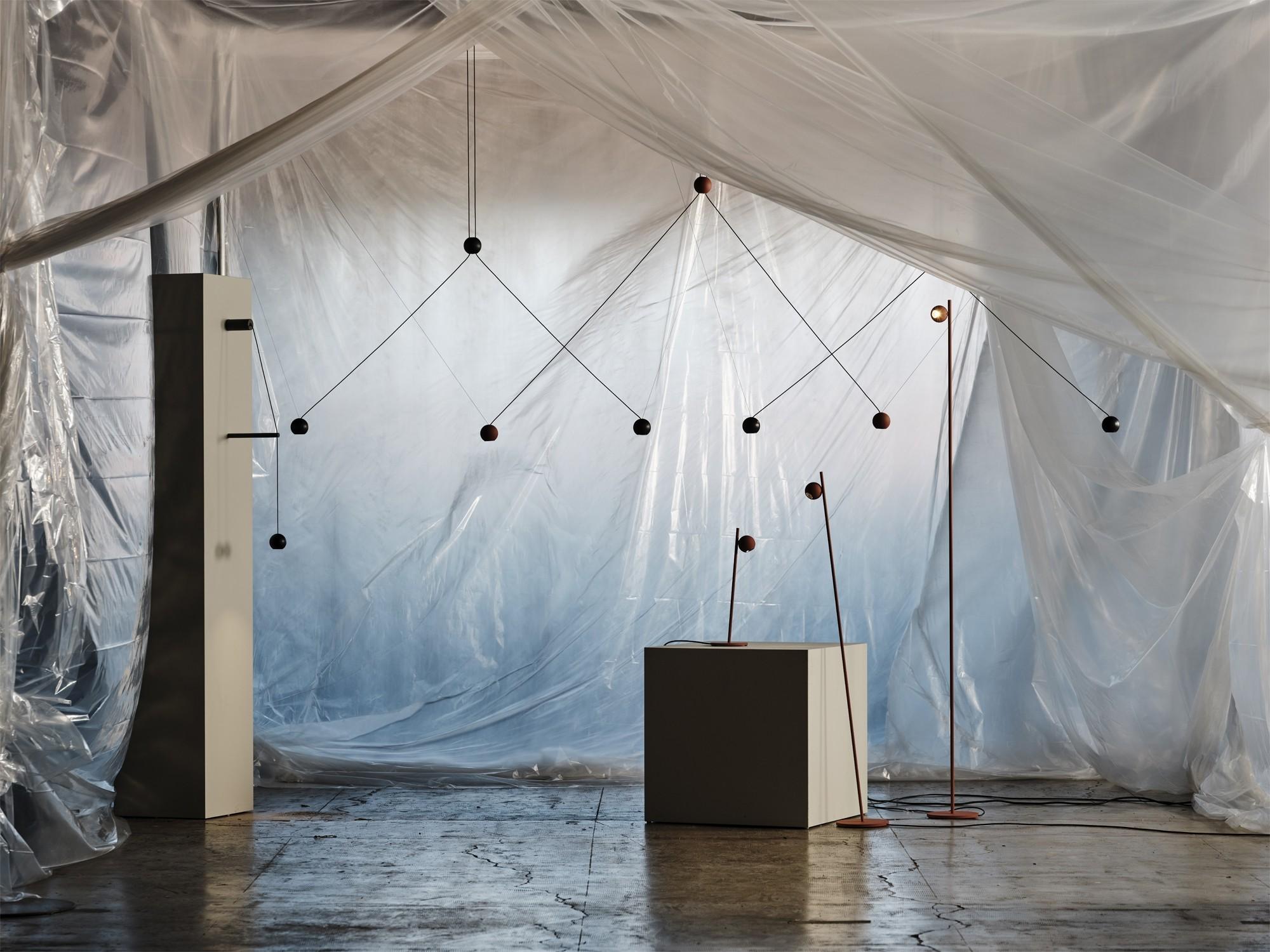 Kushi Ceiling Lights in Osteria Giulia Restaurant, Toronto