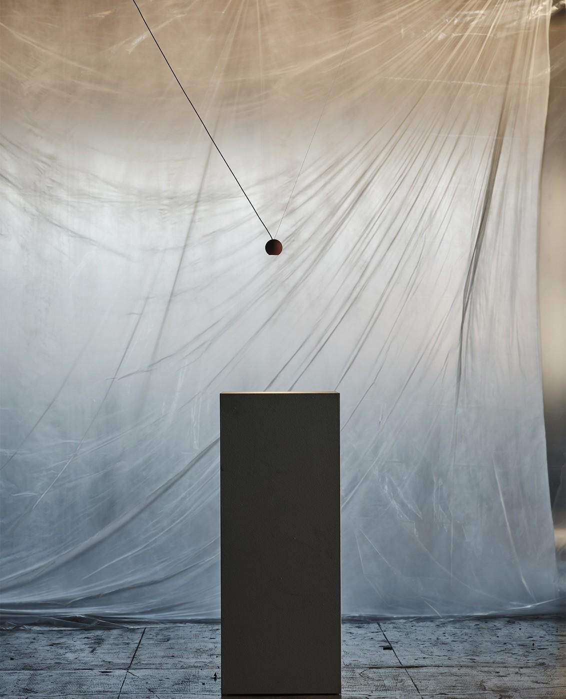 Kushi Floor Lamp (left); Kushi Table Lamps (right)