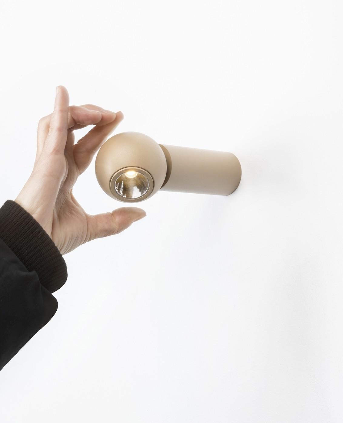 Kushi Floor Lamp (left); Kushi Table Lamps (right)