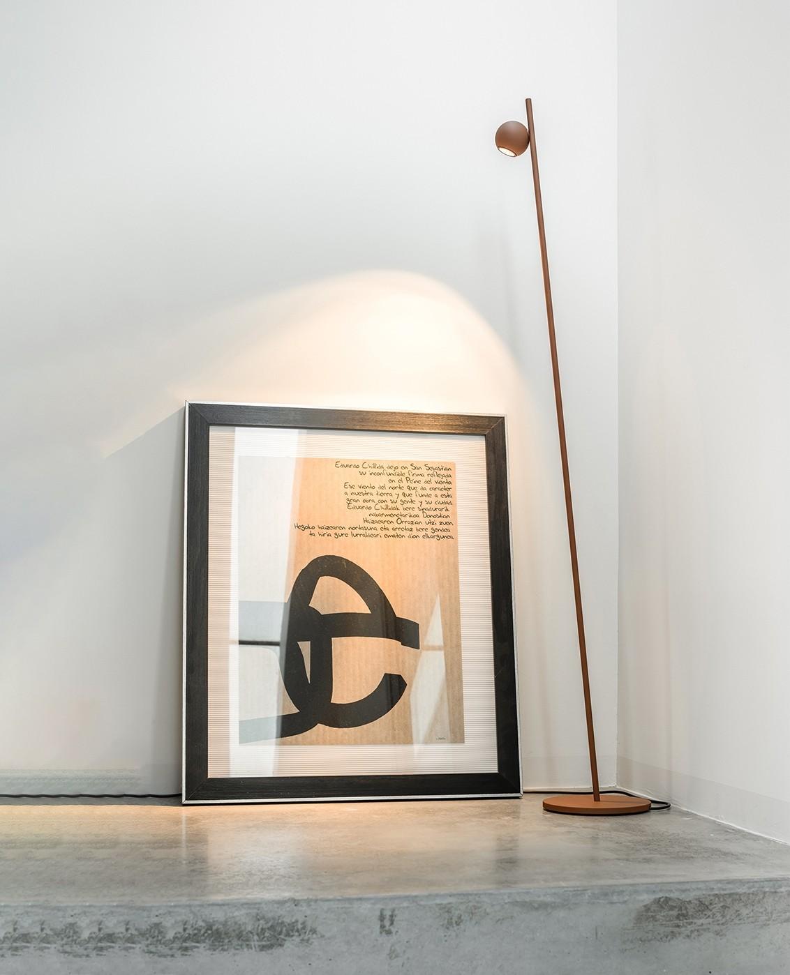 Kushi Floor Lamp (left); Kushi Table Lamps (right)