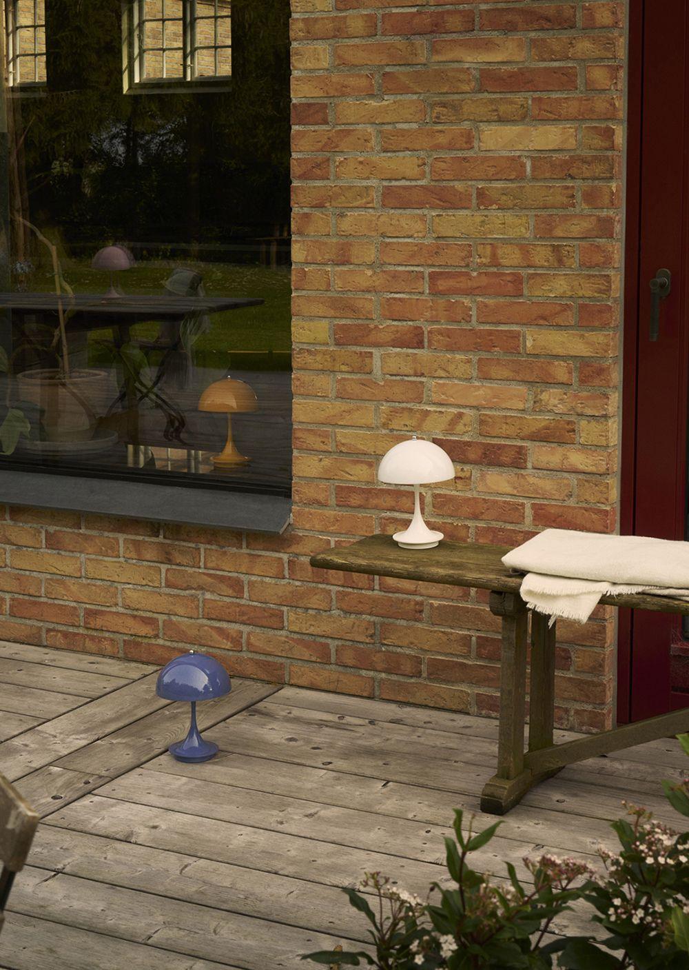 Panthella lamps outside off