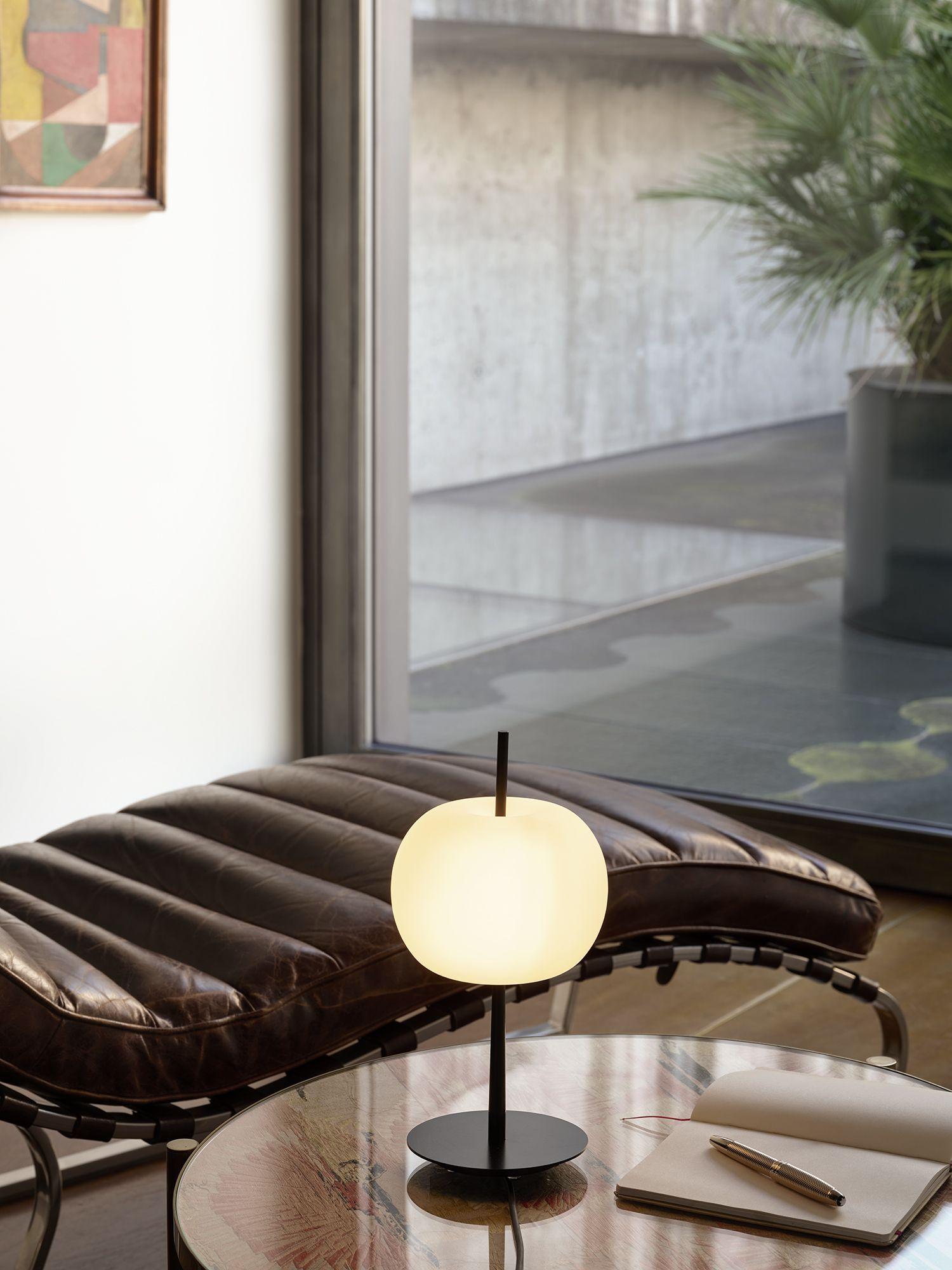 Kushi table lamps in various settings