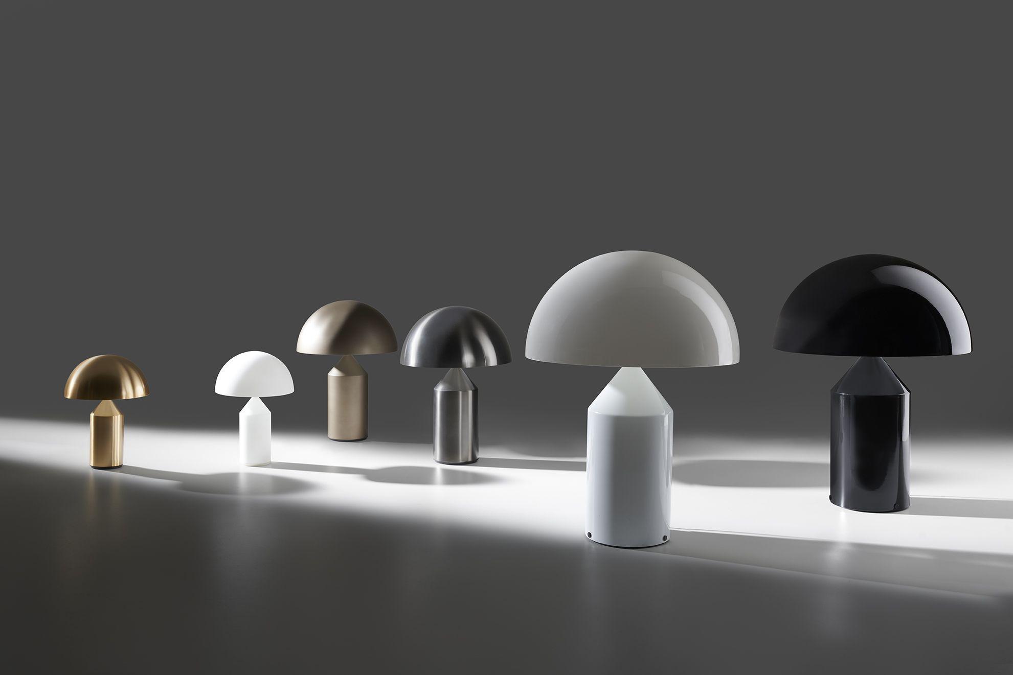 The Atollo was first designed in 1977 by Vico Magistretti, and won the Compasso d’Oro in 1979.