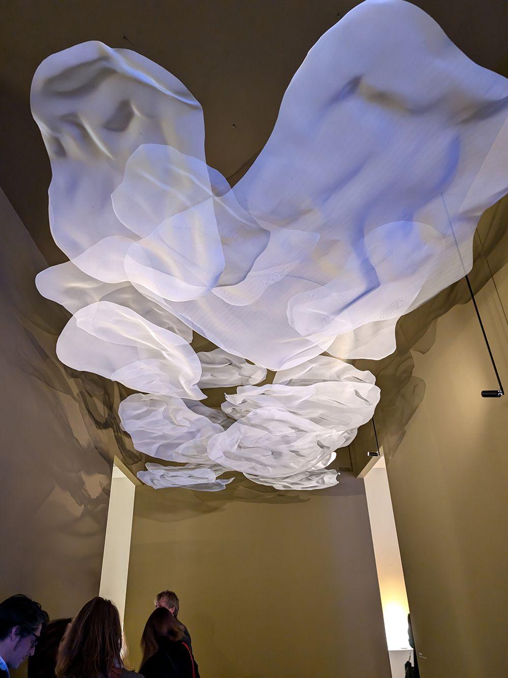 Brétema, the cloud-like installation from a-emotional light