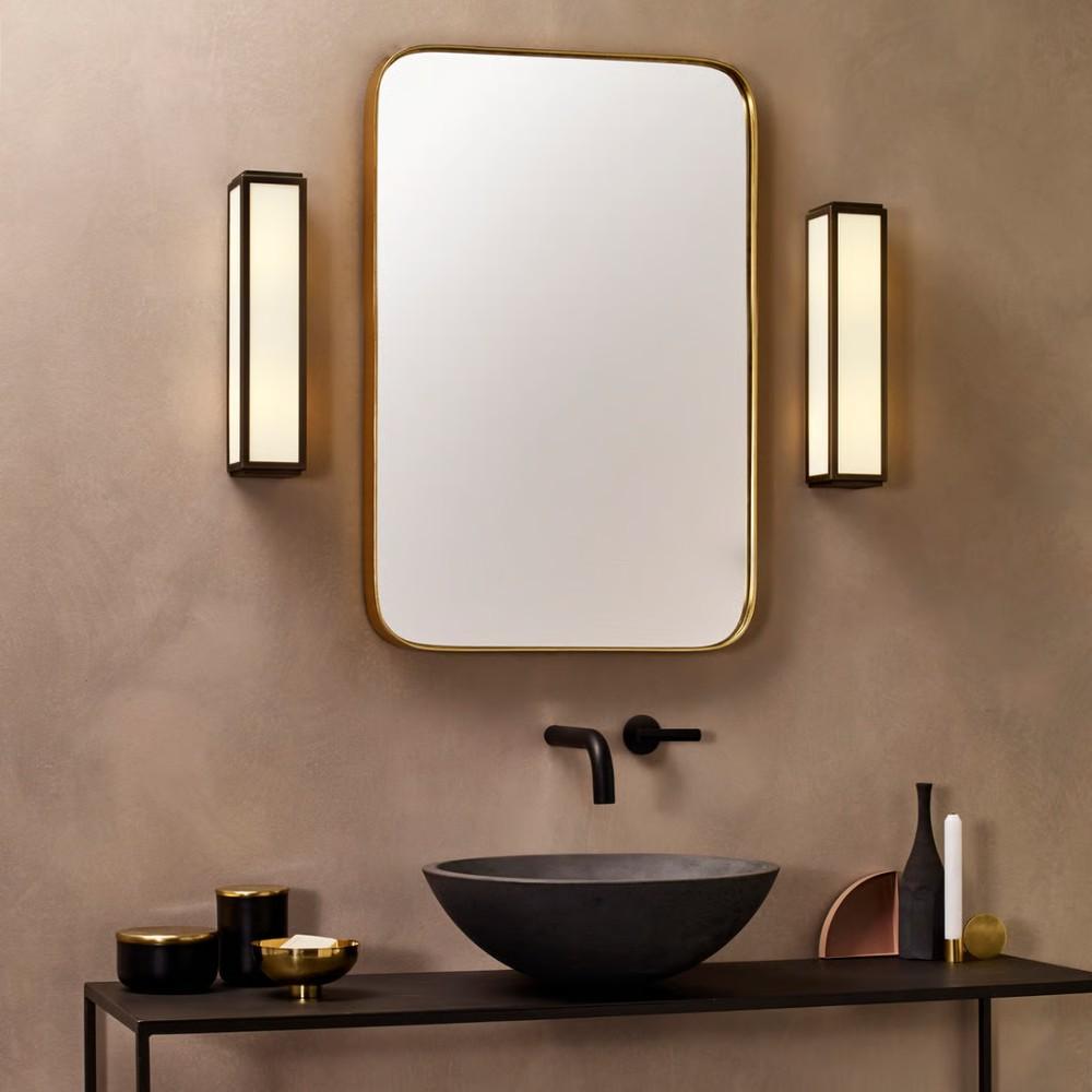 Mashiko Wall Lights (left); Orb Wall Lights (right)