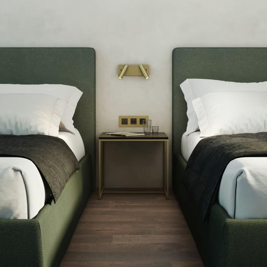 Enna Twin Wall Lights by Astro