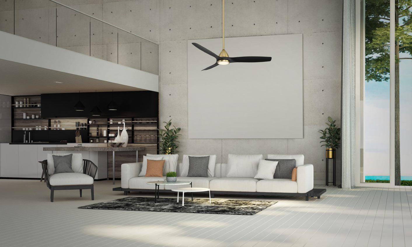 Carve Fan with Luminaire
