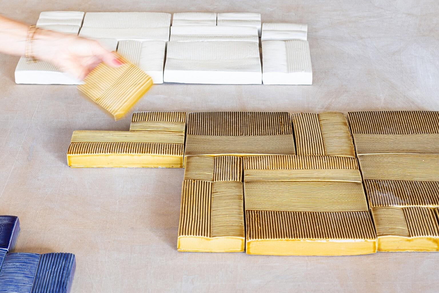 Tiles designed by Republic of II BY IV, manufactured in Portugal by Viúva Lamego.