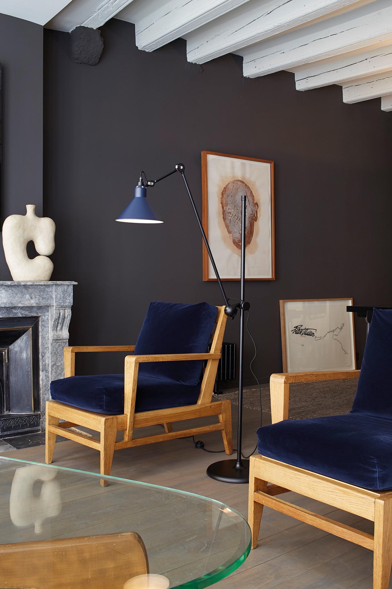 La Lampe Gras No.215 Floor with Conic Shade from DCW éditions